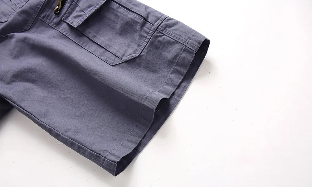 Men's Cargo Shorts 2023 Summer Army Military Cotton Loose Tactical Joggers Shorts Men Multiple Pockets Work Casual Short Pants