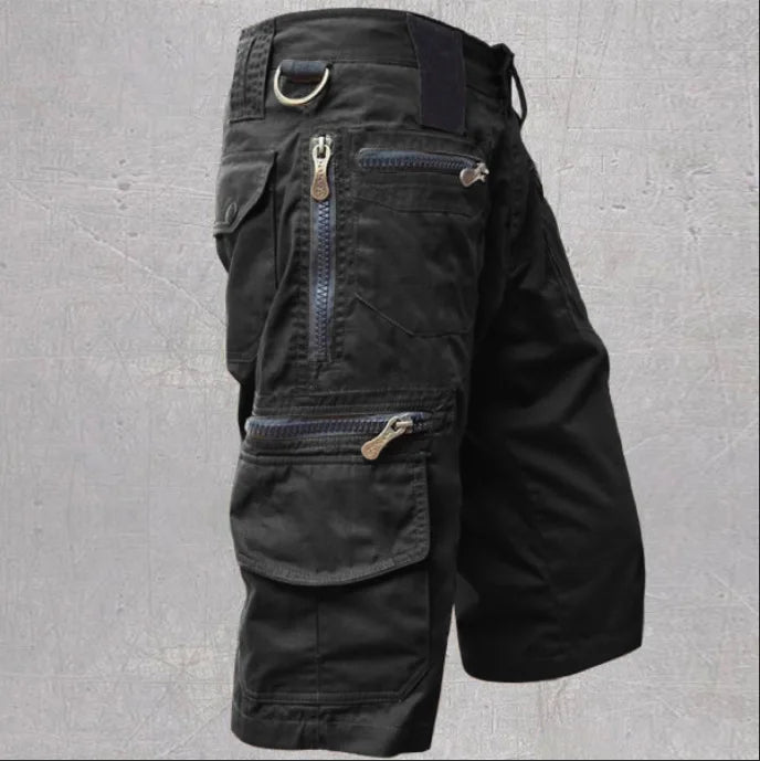 Men's Cargo Shorts 2023 Summer Army Military Cotton Loose Tactical Joggers Shorts Men Multiple Pockets Work Casual Short Pants