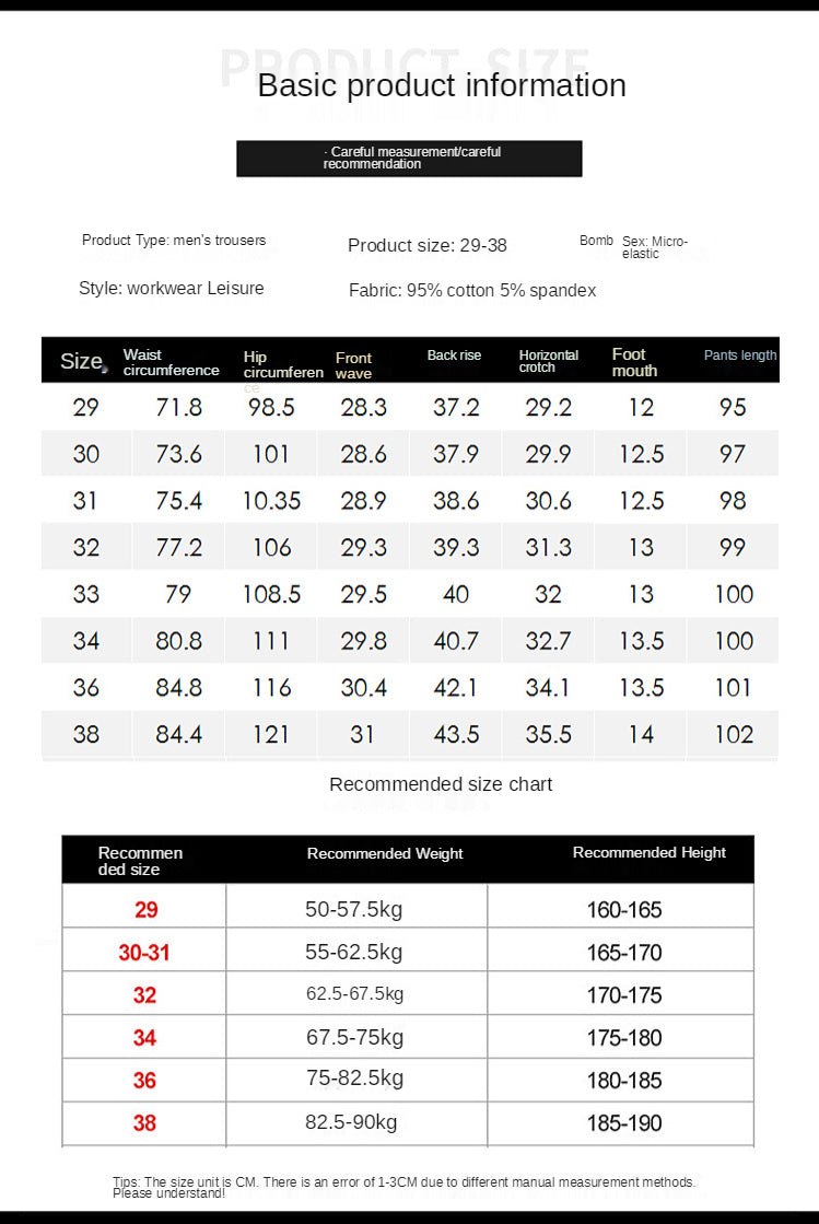 Cargo Pants Men Multi Pocket Causal Pants Men Streetwear Joggers Camouflage Cotton Trousers Men Elastic Waist Ankle Length Pants