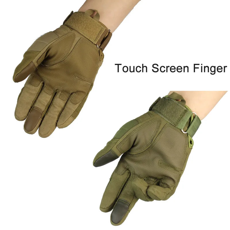 New Full Finger Tactical Gloves For Outdoor Sports Hunting Cycling Airsoft CS Paintball Hands Work Safety Gloves