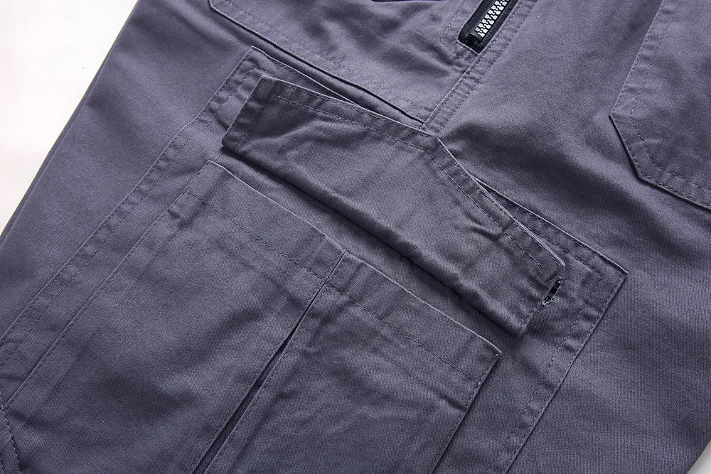 Men's Cargo Shorts 2023 Summer Army Military Cotton Loose Tactical Joggers Shorts Men Multiple Pockets Work Casual Short Pants