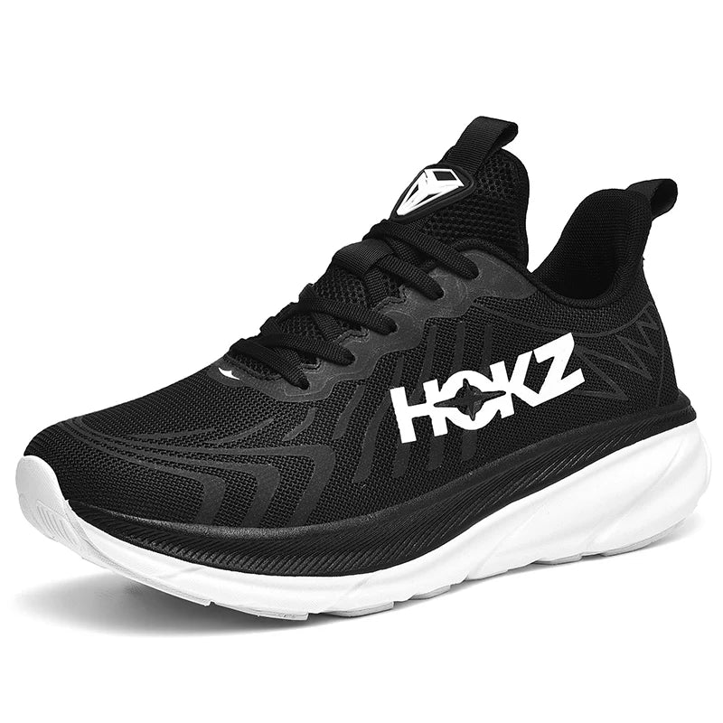 Women's Men's Track Trail-running Shoes Running Minimal Platform Stretch Fabric Air Mesh Athletic Low-top Lace Up Sport Light
