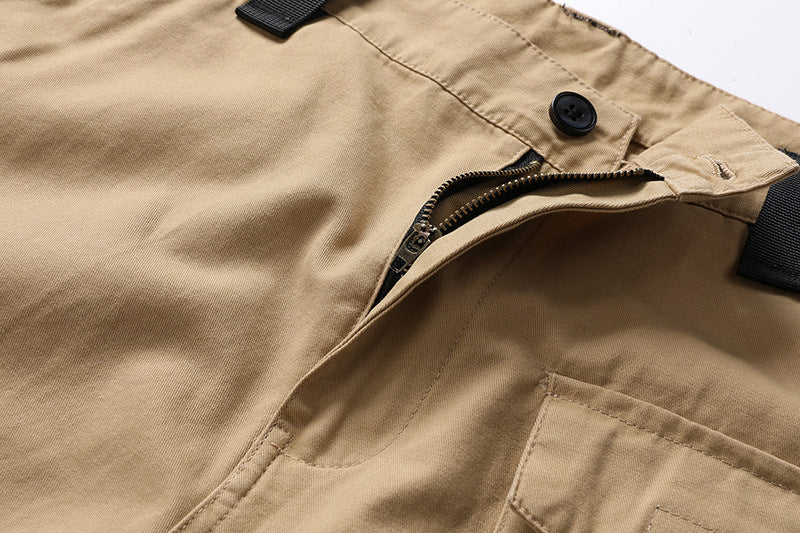 Men's Cargo Shorts 2023 Summer Army Military Cotton Loose Tactical Joggers Shorts Men Multiple Pockets Work Casual Short Pants