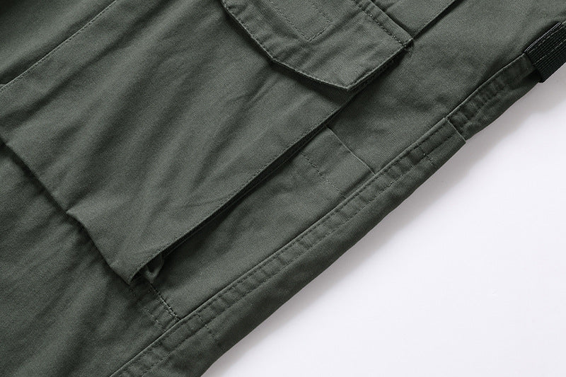 Men's Cargo Shorts 2023 Summer Army Military Cotton Loose Tactical Joggers Shorts Men Multiple Pockets Work Casual Short Pants