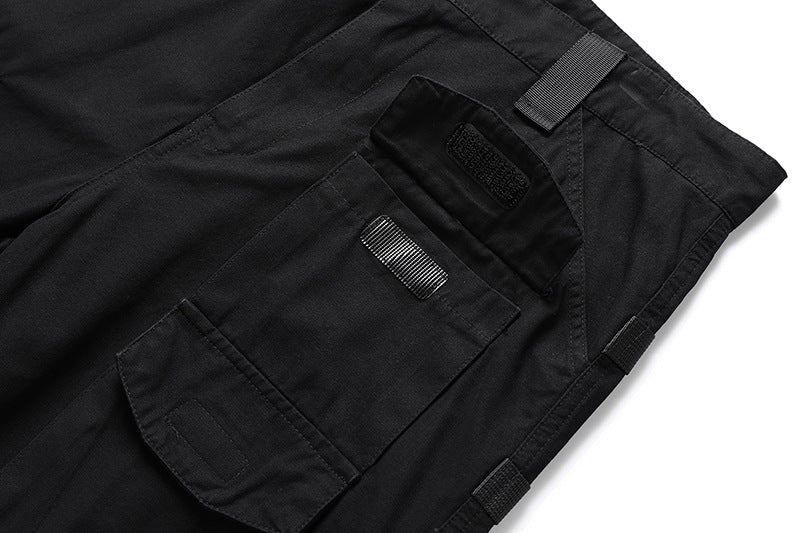 Men's Cargo Shorts 2023 Summer Army Military Cotton Loose Tactical Joggers Shorts Men Multiple Pockets Work Casual Short Pants