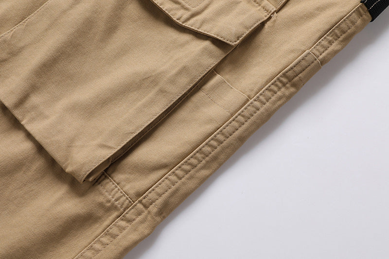 Men's Cargo Shorts 2023 Summer Army Military Cotton Loose Tactical Joggers Shorts Men Multiple Pockets Work Casual Short Pants