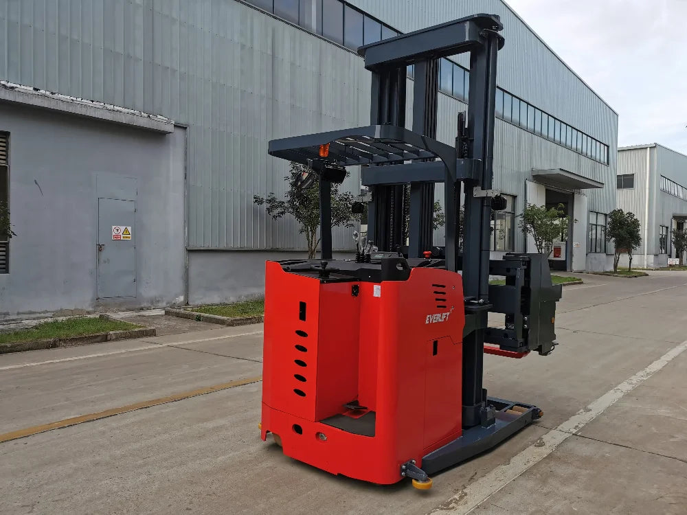 Narrow Aisle Forklift  Electric 3 Way Pallet Stacker 1ton 1.5 Ton VNA Forklift with AGV System Optional Lithium Battery