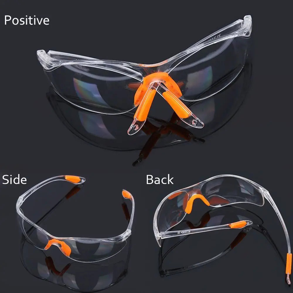 Clear Safety Glasses Protective Eyewear for Men Women Scratch & Impact Resistant Eye Protection for Work Lab