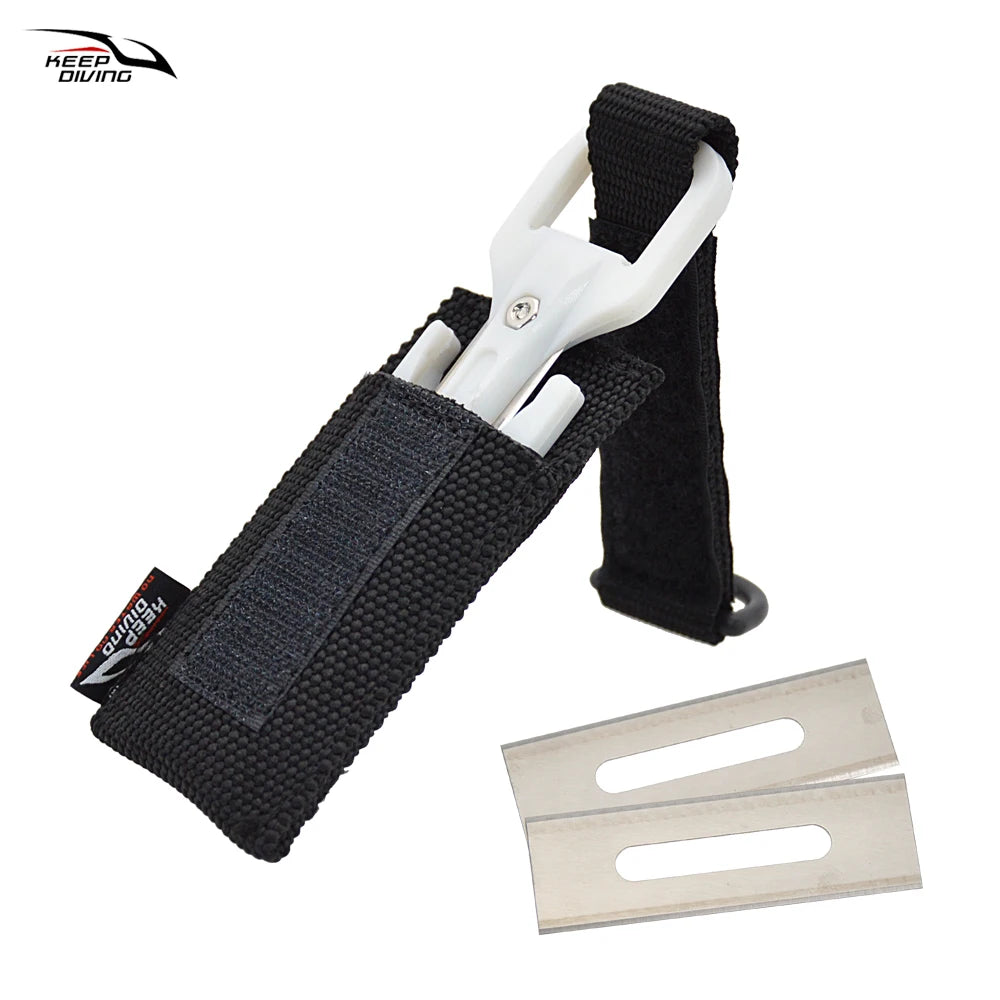 1 PCS Scuba Diving Cutting Special Knife Line Cutter Underwater Knife Secant Equipment Safety Emergency Easy Carry