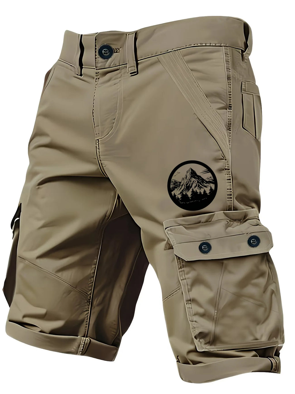 Men's Fashion Cargo Pants — Casual, Loose Fit with Multi-Pocket Design; Ideal for Outdoor Activities.