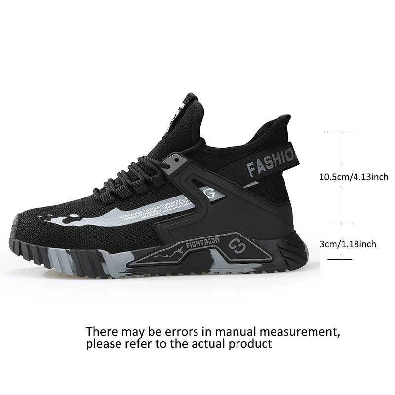 Steel Toe Work Shoes Woman Anti-Puncture Safety Shoes High top Safety Shoes Men Work Safety Boots Man Outdoor Security Boots