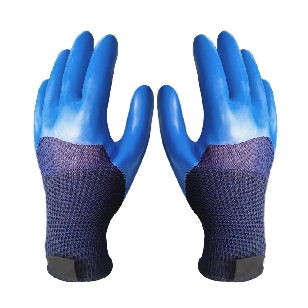 Labor  Gloves Anti slip Latex Labor  Work Gloves Wear Resistance Waterproof Safety Gloves Latex Work Waterproof Safety Gloves
