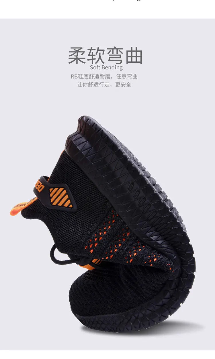 Safety Shoes New Steel-Toed Safety Shoes For Men And Women In Summer  Breathable Lightweight Smash-Proof And Puncture-Proof