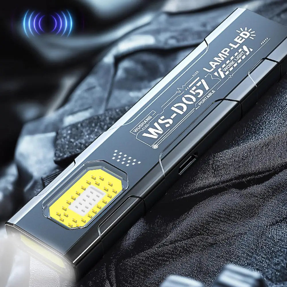 Outdoor LED Flashlight 550Lm Portable Mini Torch Light Pocket Lantern Flood Work Light with 5 Modes