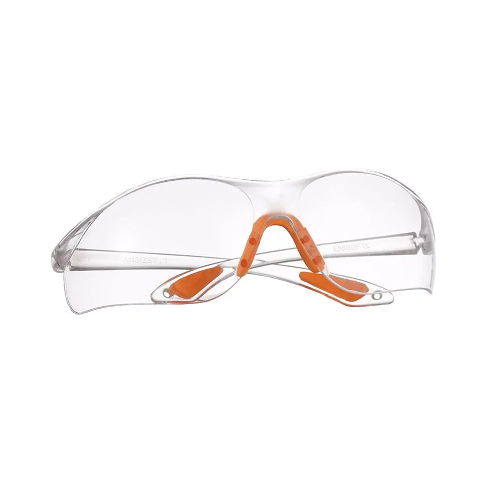 Clear Safety Glasses Protective Eyewear for Men Women Scratch & Impact Resistant Eye Protection for Work Lab