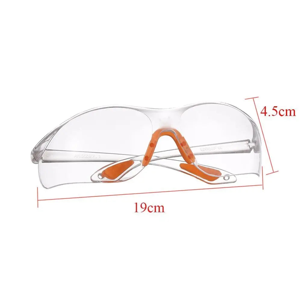 Clear Safety Glasses Protective Eyewear for Men Women Scratch & Impact Resistant Eye Protection for Work Lab