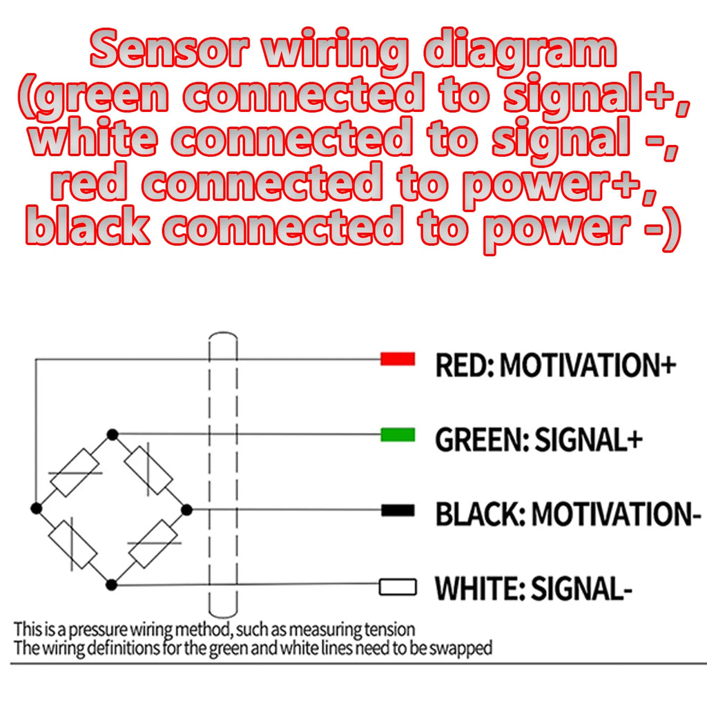 Industrial Force Measuring Indicator, 5V Sensor Supply + IN+/IN- Input, OUT1/OUT2 Relay Alarms, Dual Display 2 Relay Outputs,