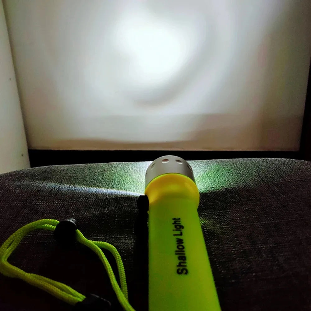 Powerful Super Bright Flashlight Diving Hunting High Lumen LED Outdoor Camping Light Waterproof Mini Portable Lighting Lantern