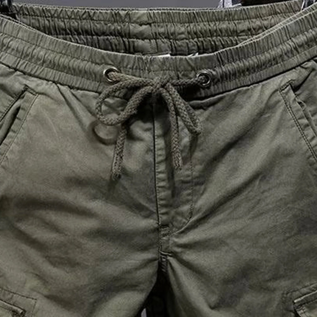 Cargo Pants for Mens Elastic Casual Trousers Zipper Multi Pocket Joggers Male Trousers Work Pants Jogging Pants