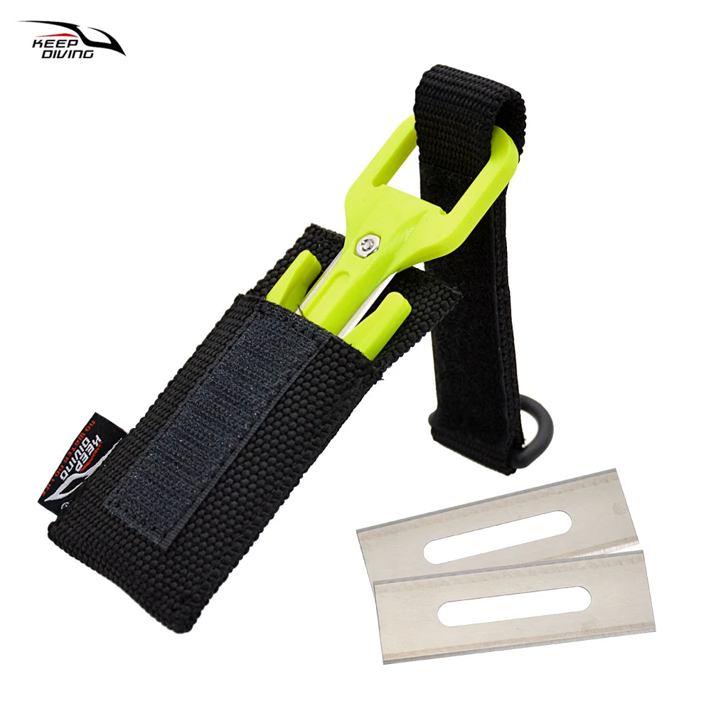 1 PCS Scuba Diving Cutting Special Knife Line Cutter Underwater Knife Secant Equipment Safety Emergency Easy Carry