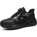 Waterproof Men Safety Shoes Steel Toe Sneakers Rotated Button Puncture Proof Work Safety Boots Man Air Cushion Working Footwear