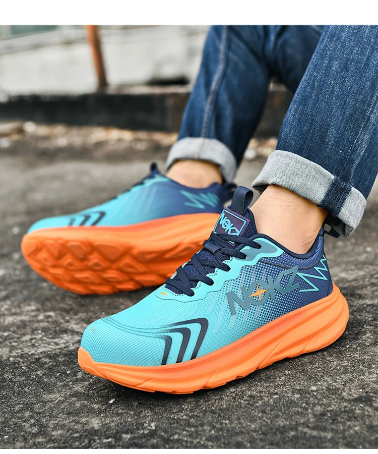 New Safety Boots Men Work Sneakers Indestructible Shoes Steel Toe Protective Boots Anti-smash Anti-puncture Work Safety Shoes