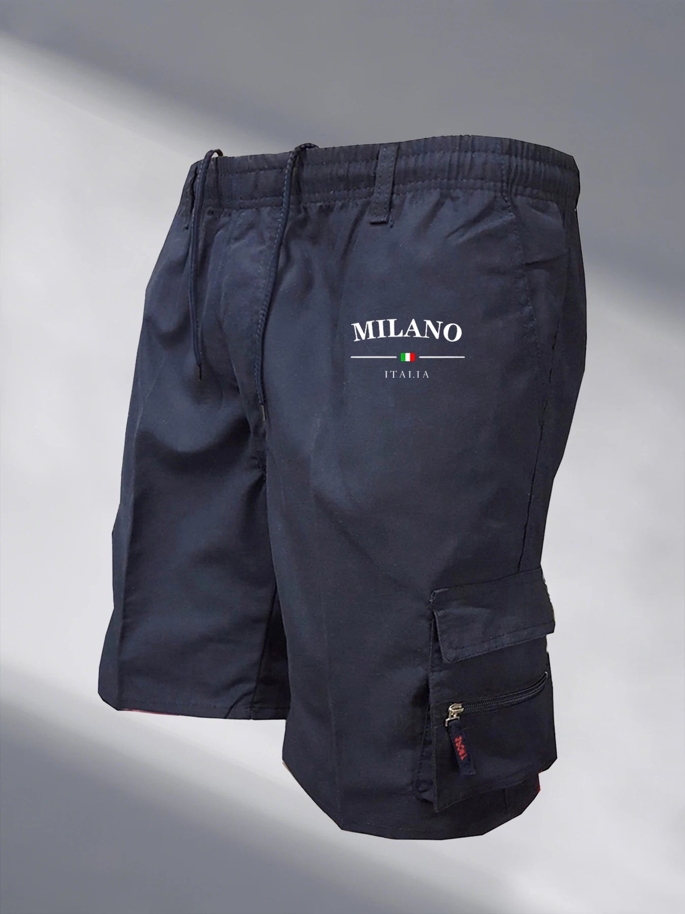 Men's Cargo Shorts Summer Outdoor Sports Jogging Print Short Pants Multi Pocket Casual Utility Big Size Breathable Shorts