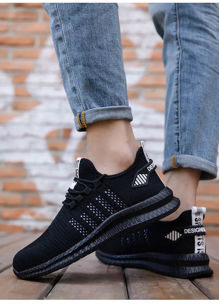 Safety Shoes New Steel-Toed Safety Shoes For Men And Women In Summer  Breathable Lightweight Smash-Proof And Puncture-Proof
