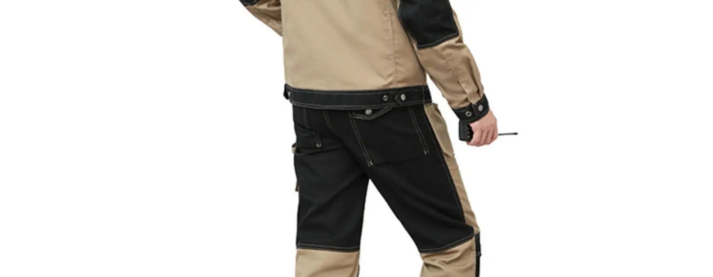 Cotton Working Pants Men Workwear Multi Pockets Cargo Pants Work Trousers Men with Knee Pads Workers Electrician Pants