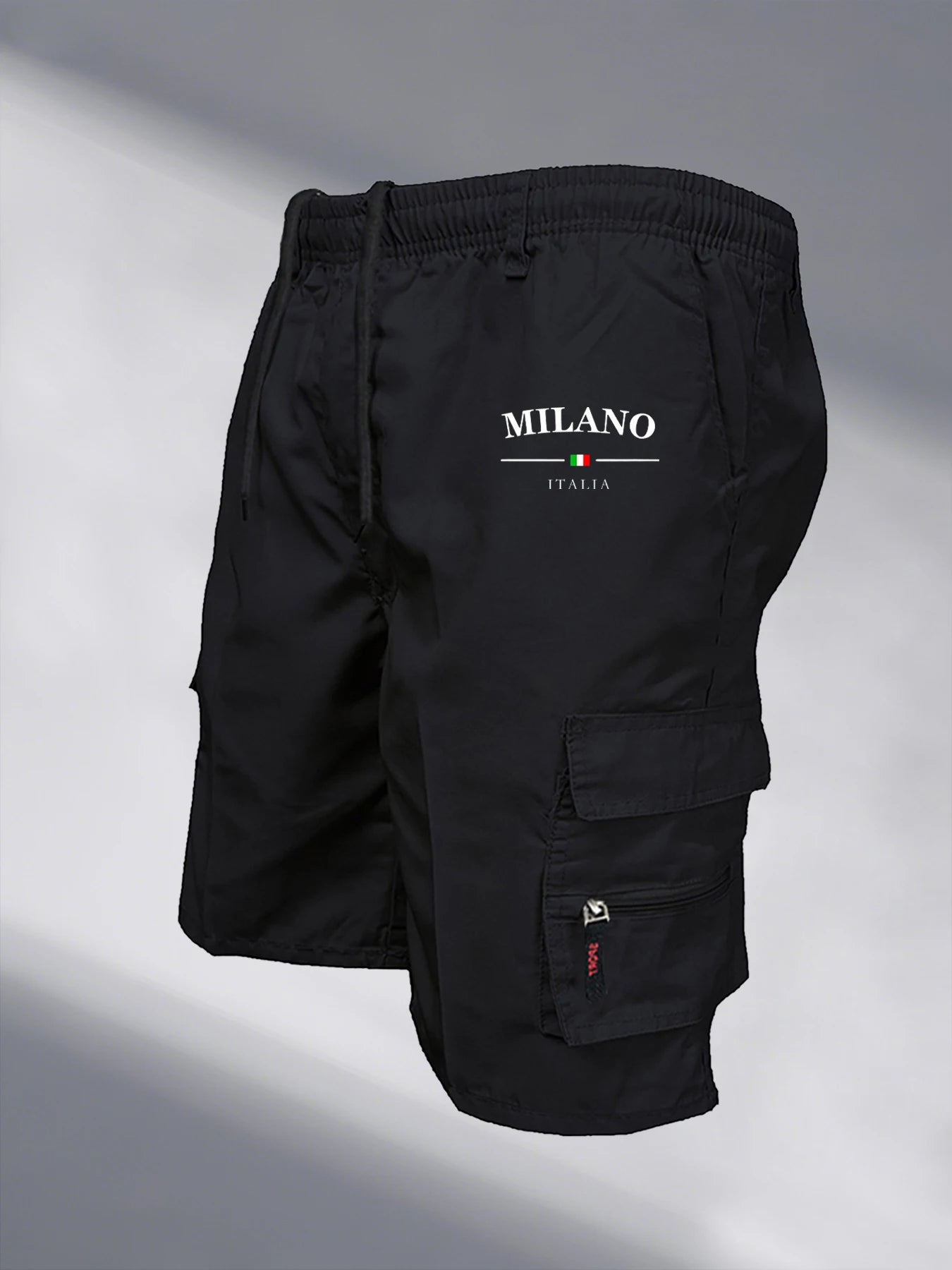 Men's Cargo Shorts Summer Outdoor Sports Jogging Print Short Pants Multi Pocket Casual Utility Big Size Breathable Shorts