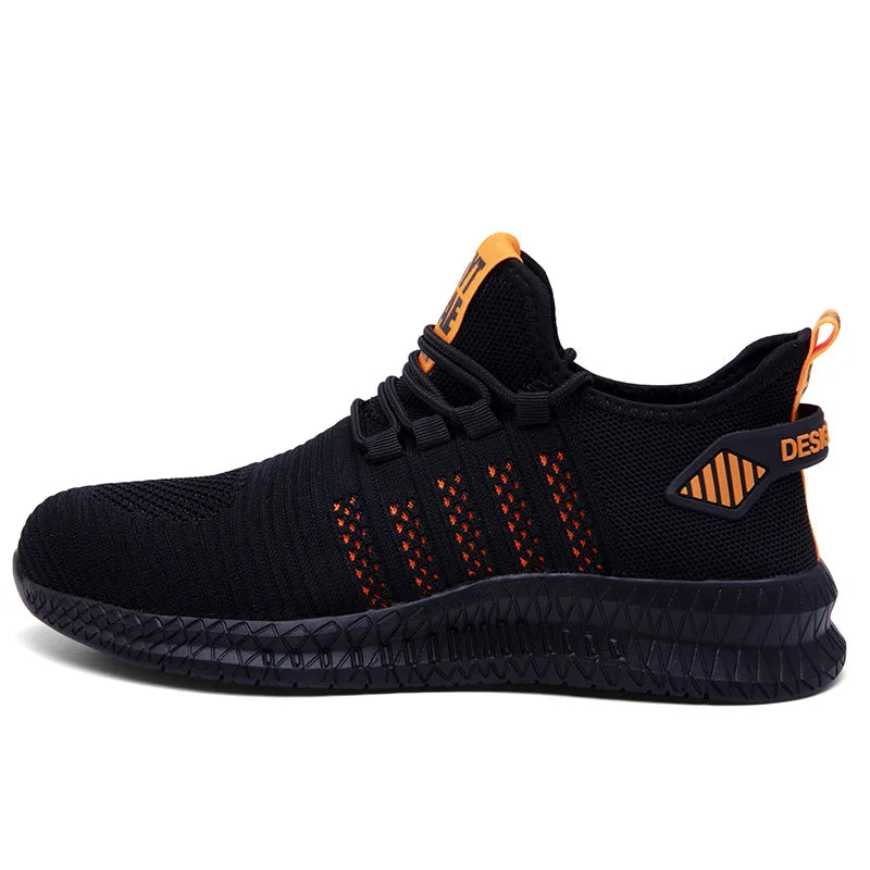 Safety Shoes New Steel-Toed Safety Shoes For Men And Women In Summer  Breathable Lightweight Smash-Proof And Puncture-Proof