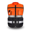 Safety Vest Custom LOGO TEXT High Visibility Working Clothes Construction Work Uniform Engineer Safety Vest