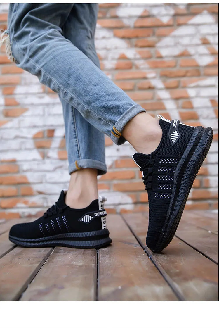 Safety Shoes New Steel-Toed Safety Shoes For Men And Women In Summer  Breathable Lightweight Smash-Proof And Puncture-Proof