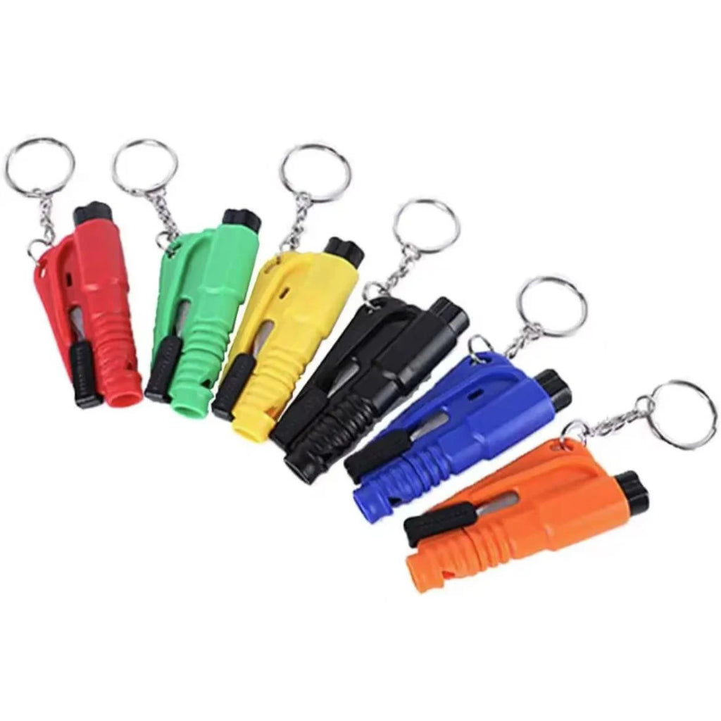 Safety Hammer with Rescue Whistle, Car Escape Tool,2-in-1 Window Breaker Seatbelt Cutter, Compact Emergency Escape Tool for Car