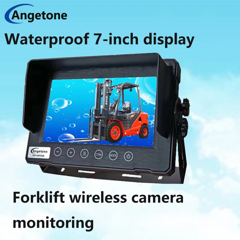 Forklift Wireless Waterproof Display Surveillance Camera HD AHD720P960P1080P Full Color Wide Angle Rear View Truck Truck 12V24V
