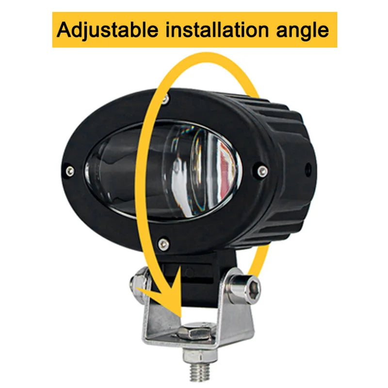 Forklift LED Safety Light 12V-80V Wide Boundary Warning Light |Linear Red Zone Projection for AGV, Construction & Warehouse Use