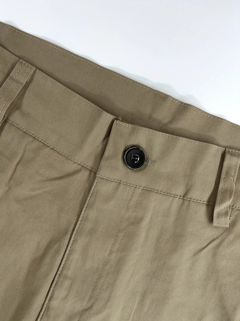 Men's Cargo Shorts featuring AWGR print equipped with multifunctional utility pockets Crafted from non-stretch fabric with a zip