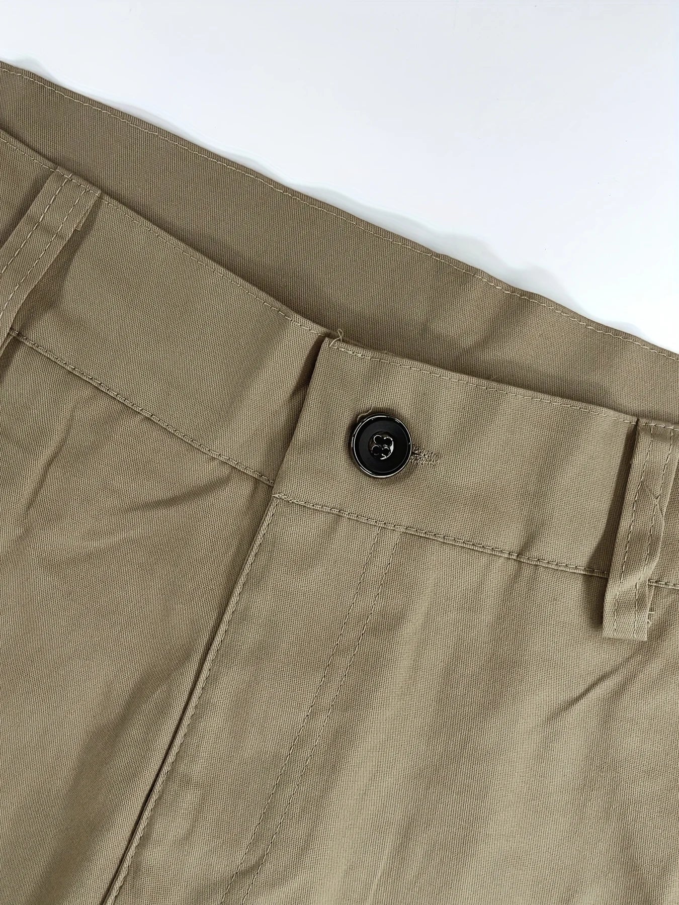 Men's Cargo Shorts featuring AWGR print equipped with multifunctional utility pockets Crafted from non-stretch fabric with a zip