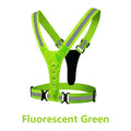 Adjustable Lightweight Safety Vest for Night Walking Running Cycling - Outdoor High Visibility Gear with Safety Straps