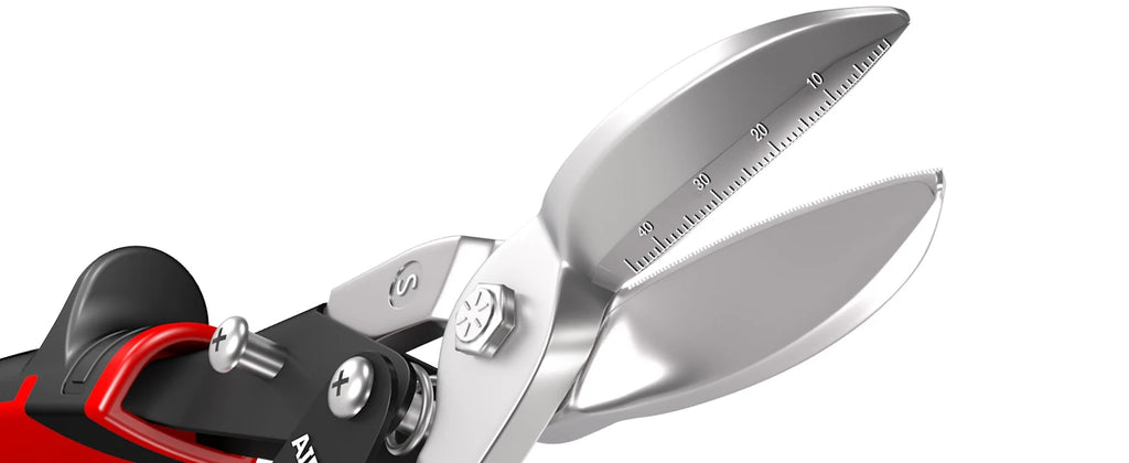 AIRAJ  Aviation Scissor Tin Snips Metal Sheet Cutting Snip Cutter Multi-directional Scissors Industrial Professional Hand Tool