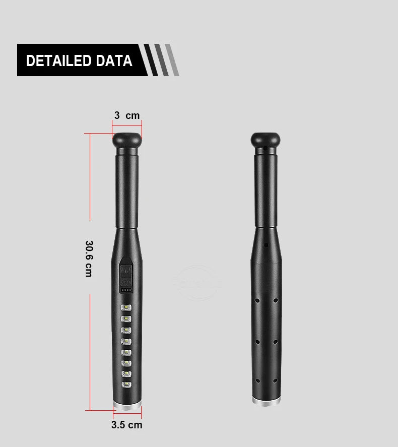 Super Powerful LED Flashlight 18650 Rechargeable Self Defense Flash Light Built-in Battery High Power Torch Tactical Hand Lamps