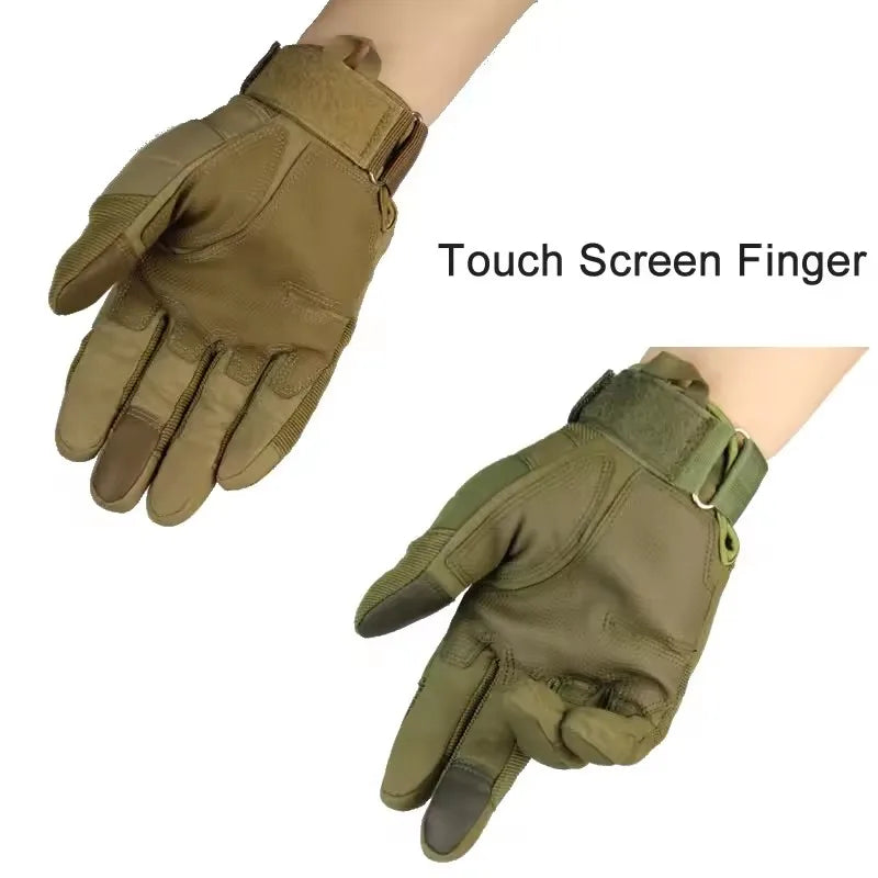 New Full Finger Tactical Gloves For Outdoor Sports Hunting Cycling Airsoft CS Paintball Hands Work Safety Gloves