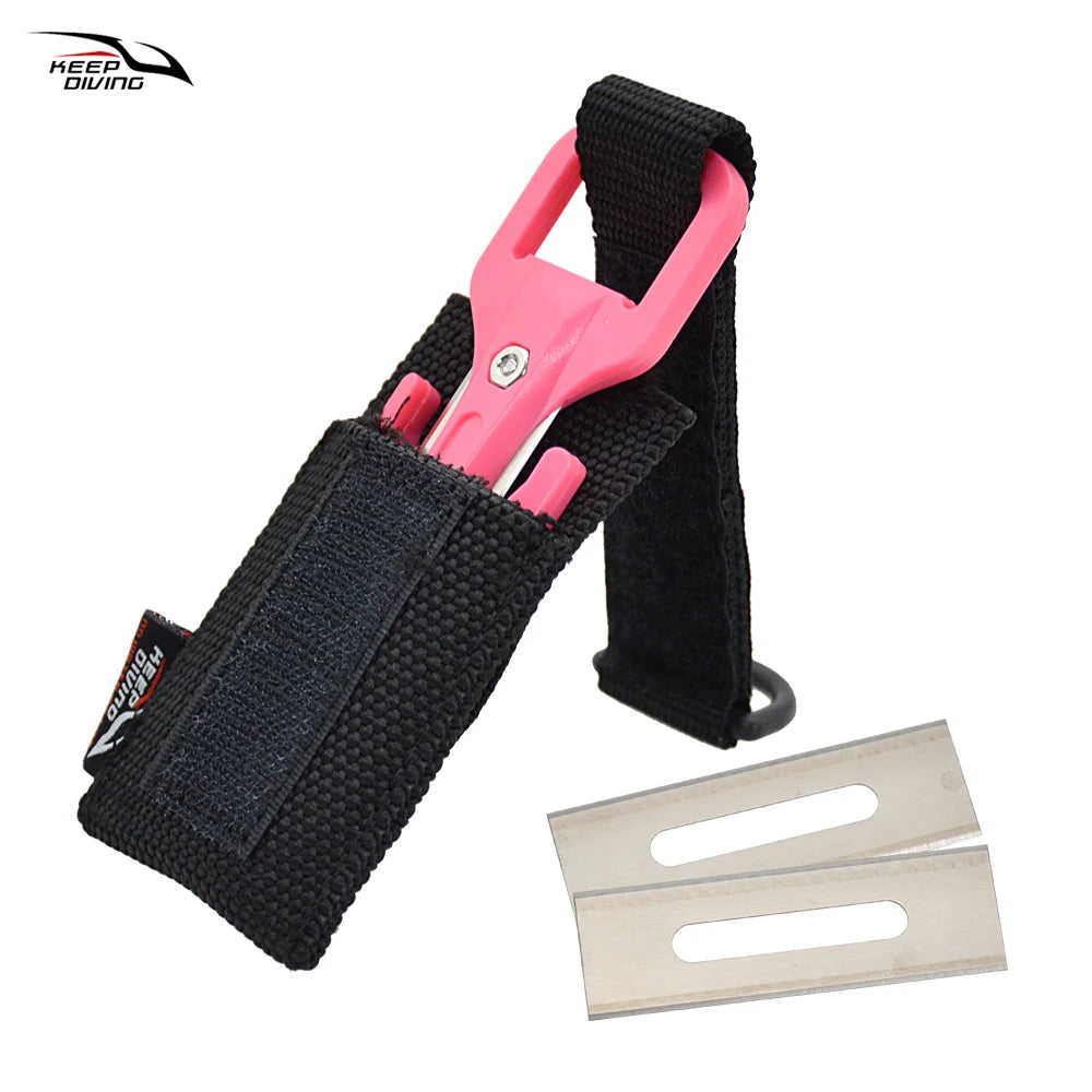 1 PCS Scuba Diving Cutting Special Knife Line Cutter Underwater Knife Secant Equipment Safety Emergency Easy Carry