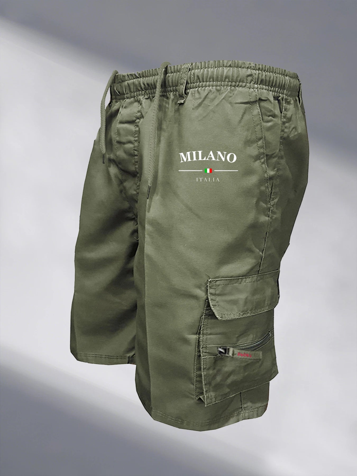 Men's Cargo Shorts Summer Outdoor Sports Jogging Print Short Pants Multi Pocket Casual Utility Big Size Breathable Shorts