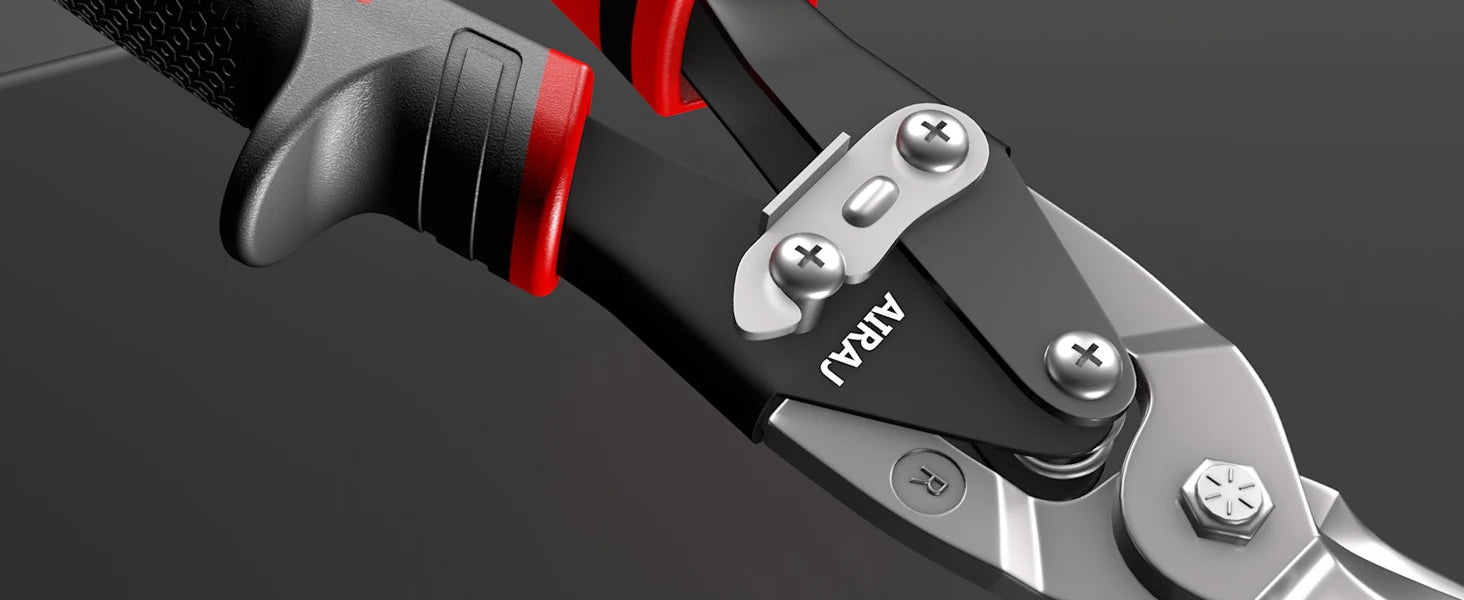 AIRAJ  Aviation Scissor Tin Snips Metal Sheet Cutting Snip Cutter Multi-directional Scissors Industrial Professional Hand Tool