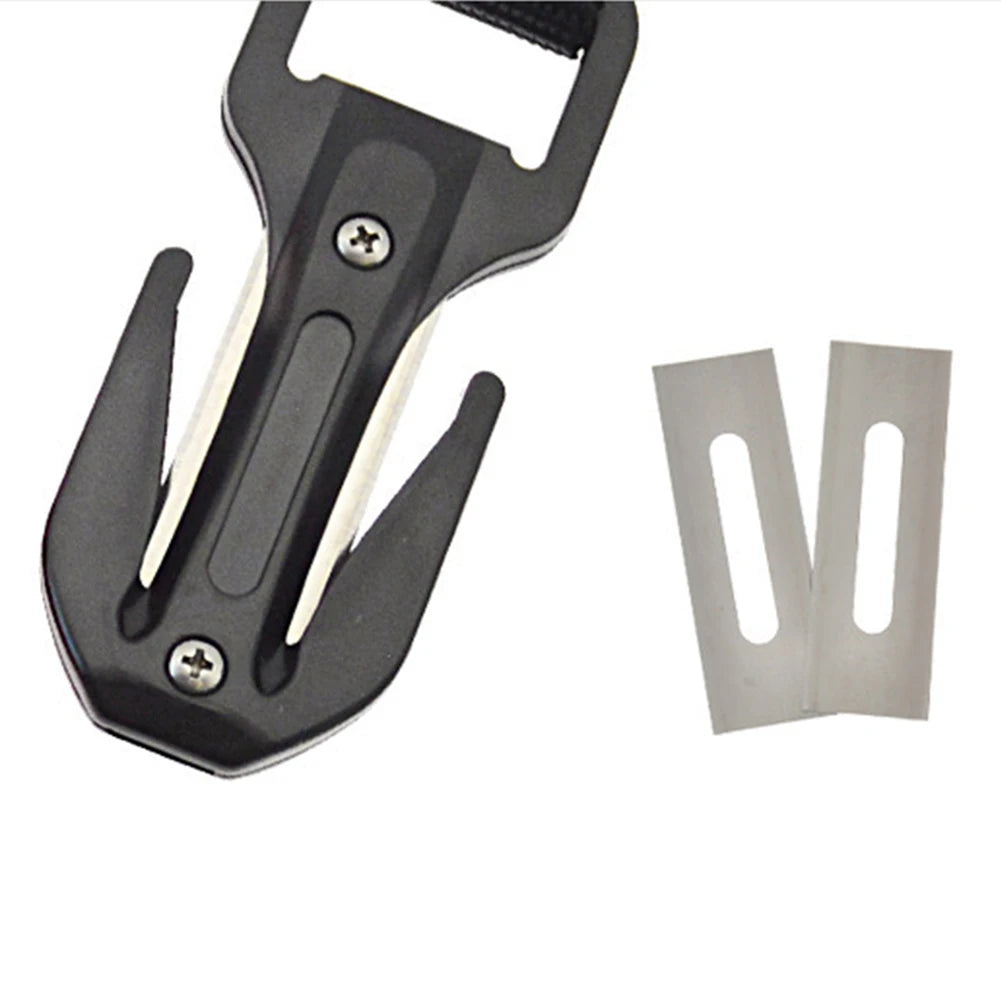 1 PCS Scuba Diving Cutting Special Knife Line Cutter Underwater Knife Secant Equipment Safety Emergency Easy Carry Accessory