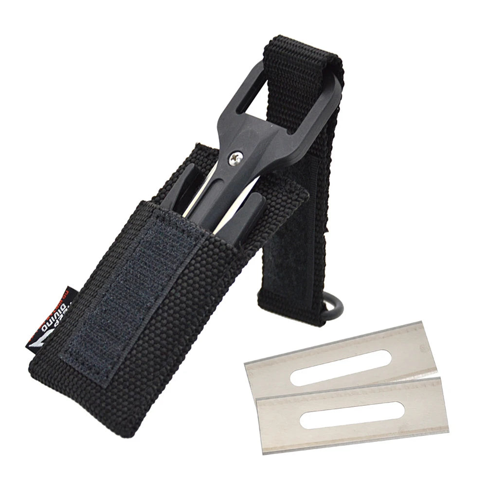 1 PCS Scuba Diving Cutting Special Knife Line Cutter Underwater Knife Secant Equipment Safety Emergency Easy Carry Accessory