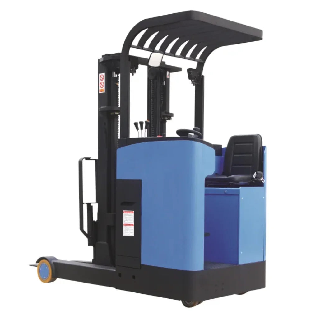 Narrow Aisle Forklift  Electric 3 Way Pallet Stacker 1ton 1.5 Ton VNA Forklift with AGV System Optional Lithium Battery