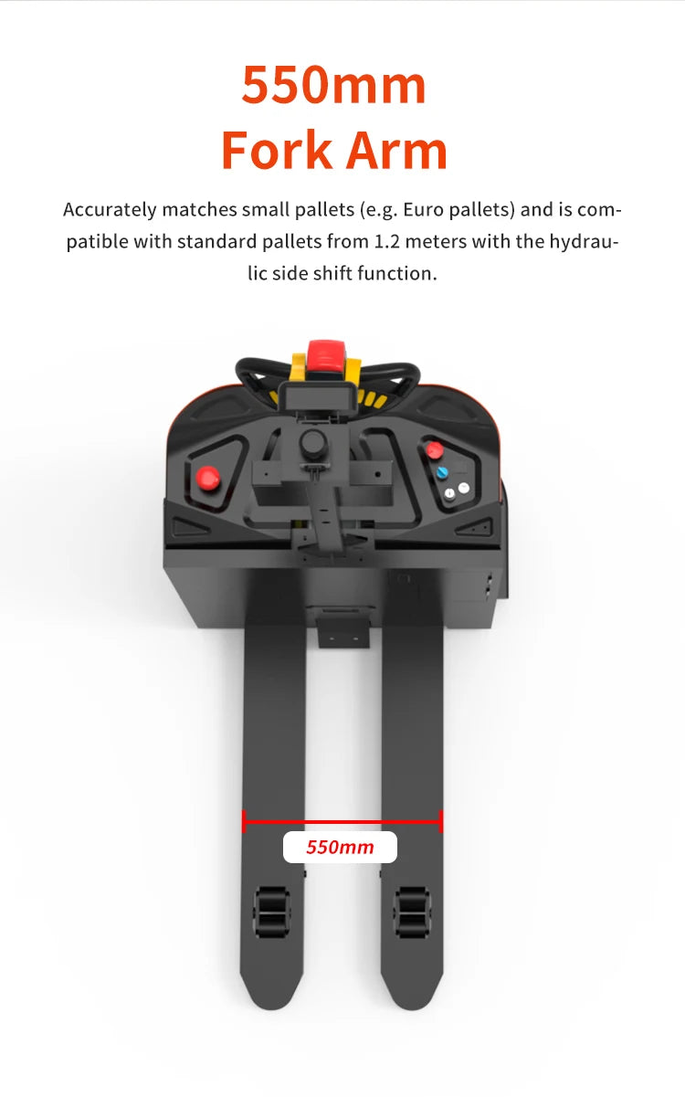 Smart Forklift Autonomous Unmanned Forklift 1.5t Electric Pallet Stacker Forklift Robot Warehouse Stacking Truck