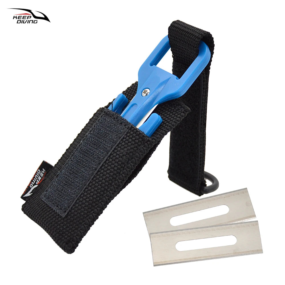1 PCS Scuba Diving Cutting Special Knife Line Cutter Underwater Knife Secant Equipment Safety Emergency Easy Carry